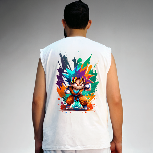 Camiseta sin mangas Goku Colores